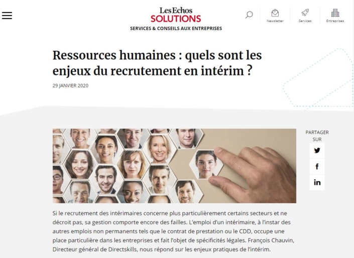 echos solutions directskills interim
